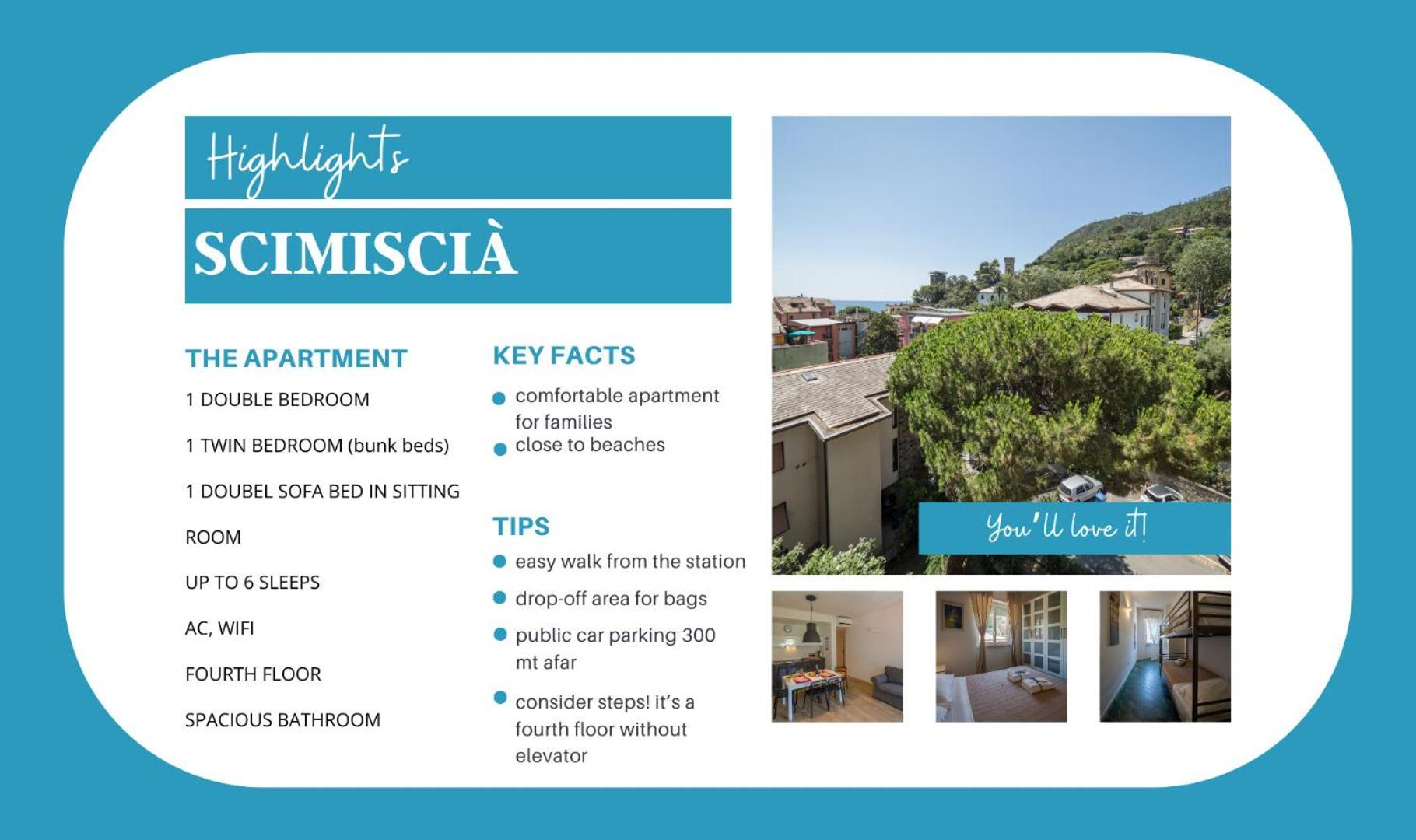 Scimiscia 2-Bedroom Apartment With Ac Монтеросо ал Маре Екстериор снимка